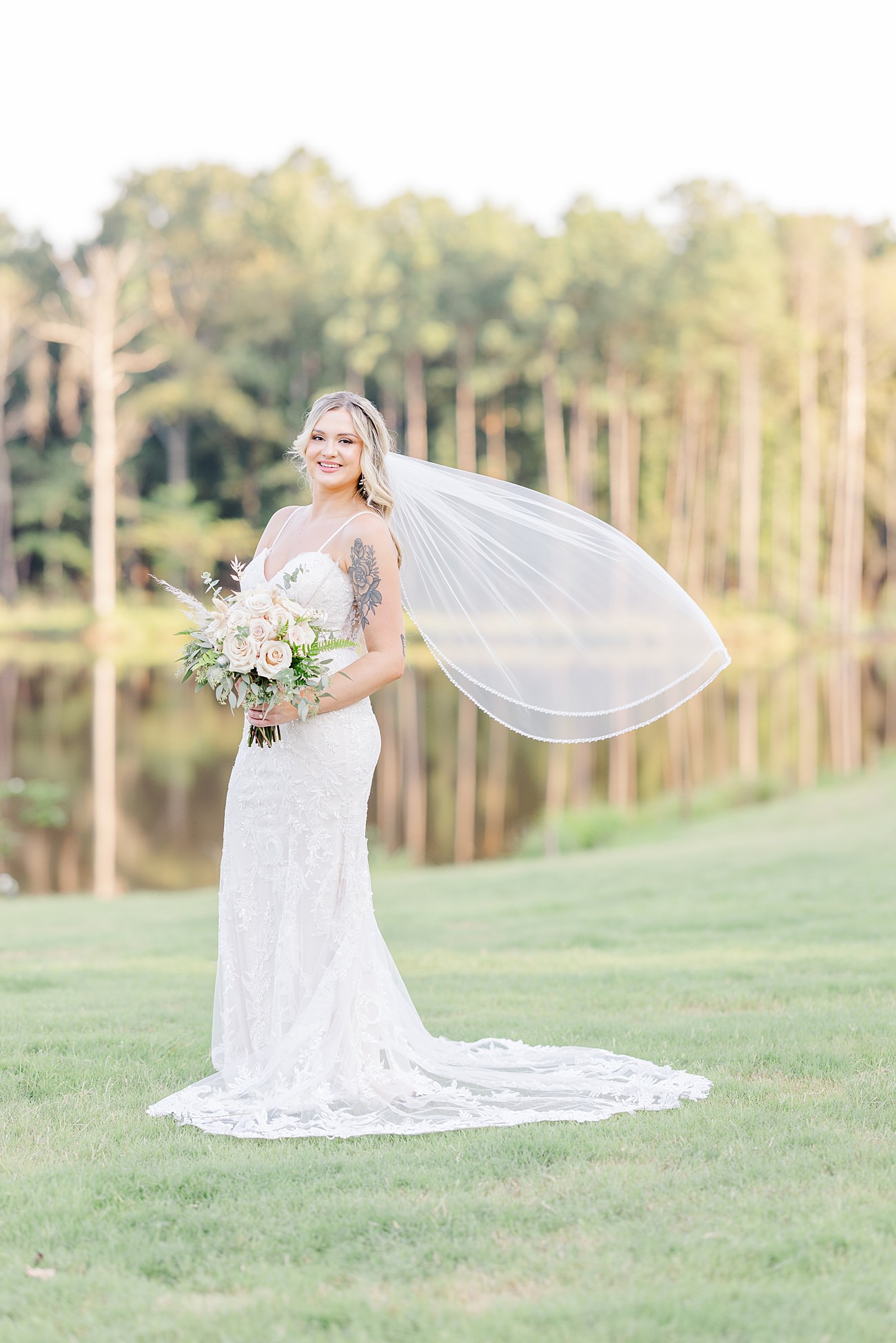 wylde acres longview tx wedding fall bridal dress flower bouquet